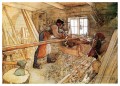 en la carpintería 1905 Carl Larsson